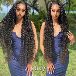 Loose Deep Wave Frontal Wig Water Wave Hd Lace Frontal Wig Curly Human Hair Wigs