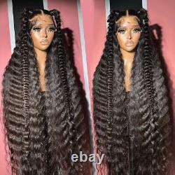 Loose Deep Wave Hd 360 Lace Frontal Wig 40Inch Curly Human Hair Wigs for Women