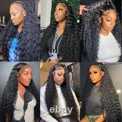 Loose Deep Wave Hd 360 Lace Frontal Wig 40Inch Curly Human Hair Wigs for Women