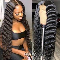 Loose Deep Wave Wig 13x4 Lace Frontal Human Hair Wigs for Women Deep Curly