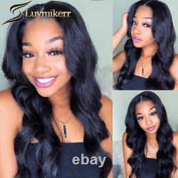 Natural Body Wave Human Hair WigsHd Transparent 13X4 Lace Frontal Wig Glueless