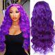Purple Lace Front Wigs Human Hair 32 Inch purple lace front wigs human hair