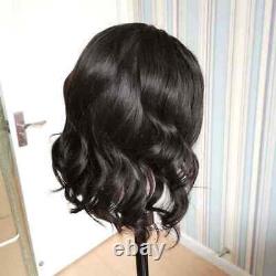 Short Bob Human Hair 360 13x4 Lace Frontal Human Hair Wigs Body Wave 5x5x1 Wig