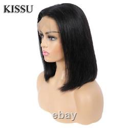 Short Bob Lace Front Human Hair Wigs Brazilian Non-remy Lace Frontal Wigs