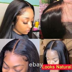 Straight 13x4 HD Transparent Lace Frontal Wigs Brazilian Straight Human Hair Wig