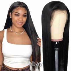 Straight 13x4 Lace Frontal Human Hair Wigs Brazilian Remy Women With Baby Hair
