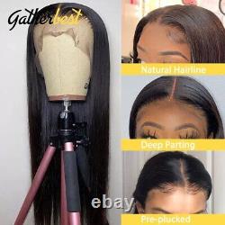 Straight 13x6 13x4 Transparent Lace Frontal Human Hair Wig Brazilian For Women