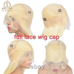 Straight Blonde 613 Lace Wig Pre Plucked 13X4 Lace Frontal Human Hair Wigs