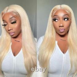 Straight Blonde 613 Lace Wig Pre Plucked 13X4 Lace Frontal Human Hair Wigs
