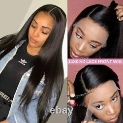 Straight Glueless 360 Lace Frontal Human Hair Wigs 13X6 Lace Front Wig Baby Hair