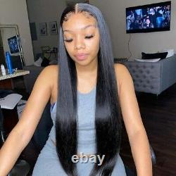 Straight Lace Frontal Human Hair Wig Brazilian Natural Hd Glueless Transparent