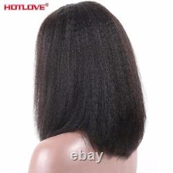 T Part Lace Frontal Wig Short Bob Wig Human Hair Wigs Pre Plucked 150% Density