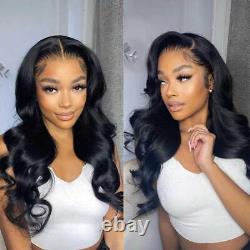 Transparent Body Wave Lace Frontal Wigs Remy Wavy Human Hair Wigs for Women