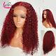 Transparent Lace Frontal Human Hair Wigs Kinky Deep Wave Pre Plucked Bleached